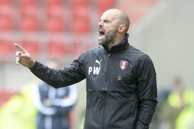 Rotherham's manager Paul Warne