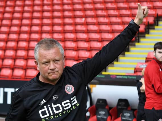 Sheffield United manager Chris Wilder says this game is a "free hit" for his team