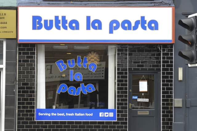 The menu at Butta la Pasta changes regularly