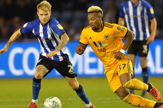 Baker in action against Wolves