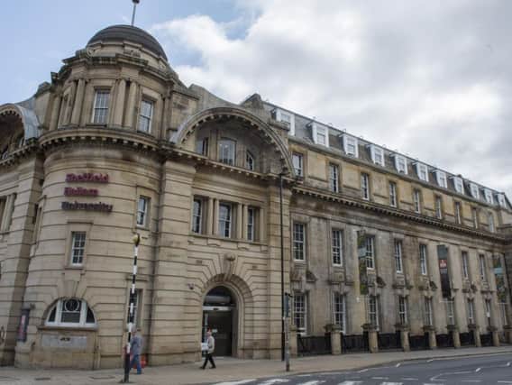Sheffield Hallam University's Institute of Arts at the former Head Post Office. Picture: Dean Atkins