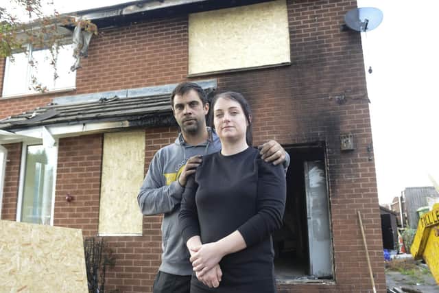 Darrell and Terri Tracey have lost everything after their home in Killamarsh was burnt down in a suspected arson attack.