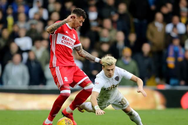 Marvin Johnsin in action forMiddlesbrough