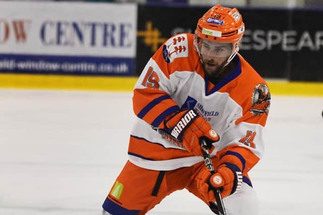 Sheffield Steelers' Evan McGrath. Picture: Marie Caley