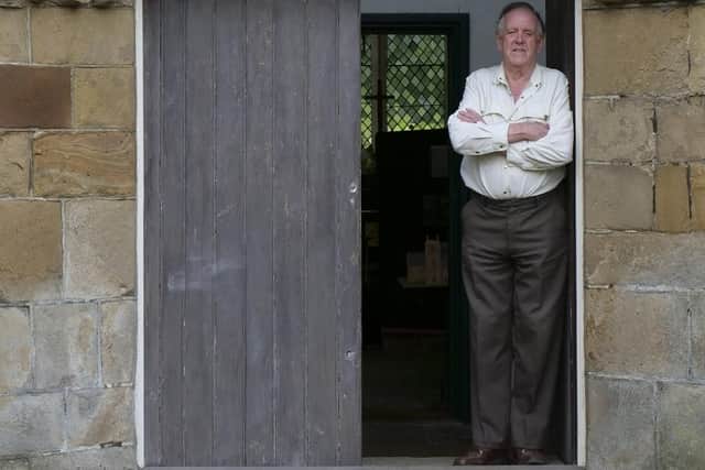 Mark Flather at the door of Beauchief Abbey in Sheffield. Picture: Scott Merrylees