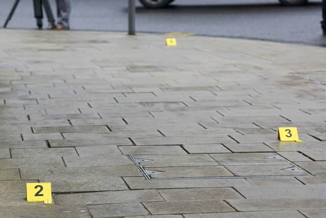Police cordon off sections of Barnsley town centre after a stabbing.
