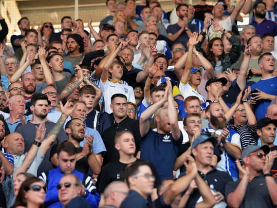 Wednesday's fans at Reading last weekend