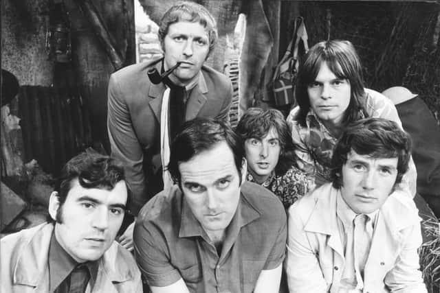 Terry Jones, Graham Chapman, John Cleese, Eric Idle, Terry Gilliam and Michael Palin