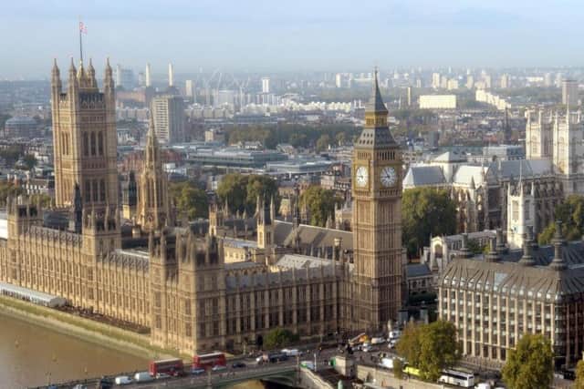 The Houses of Parliament - the number of MPs in the Commons would fall from 650 to 600.