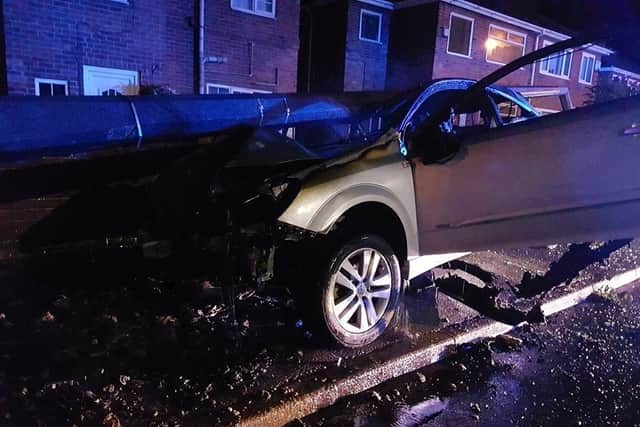 The crash happened in the early hours of this morning (pic: SYP)