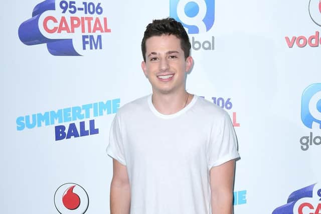 Charlie Puth. Pic Ian West/PA Wire