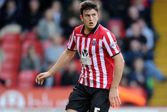 Harry Maguire in his Blades days