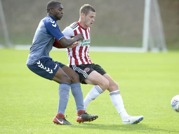 Paul Coutts made a return from injury, playing for Sheffield United under 23s against Charlton Athletics