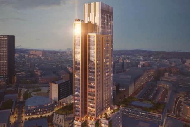 How Sheffield Hallam University's 37-storey tower could look.