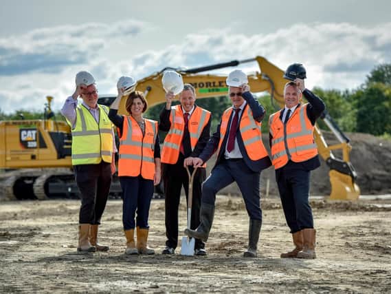 Work begins with a ground breaking ceremony for a new South Yorkshire affordable housing development
