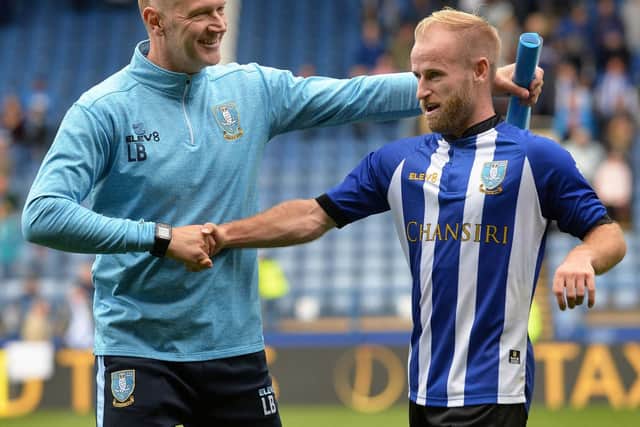 Congratulations from assistant boss Lee Bullen