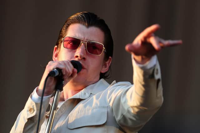 Alex Turner on stage at the TRNSMT festival in Glasgow (pic: Andrew Milligan/PA Wire)