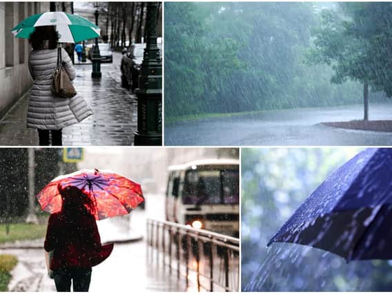 The weather in Sheffield is set to be overcast and rainy today, as forecasters predict cloud and heavy rain