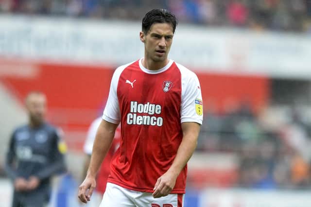 Rotherham United's Joe Newell is unlikely to play against Nottingham Forest