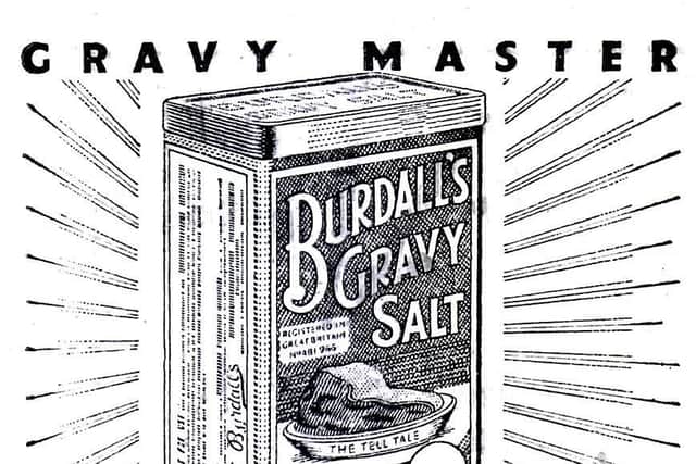 An advertisement for Burdall's gravy salt from The Star in 1945