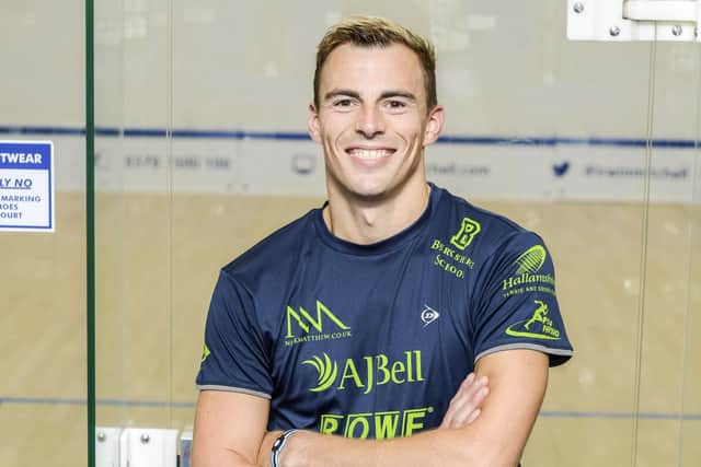 Three-time world champion Nick Matthew at Hallamshire Squash Club