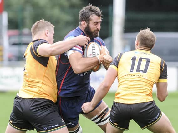 Nick Civetta in action against Ealing.