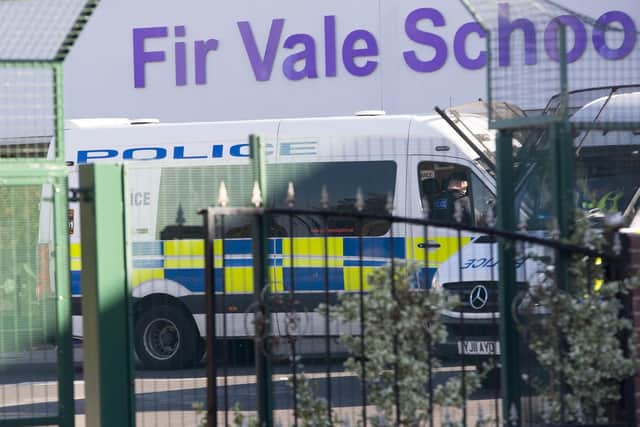 Police were called to Fir Vale School