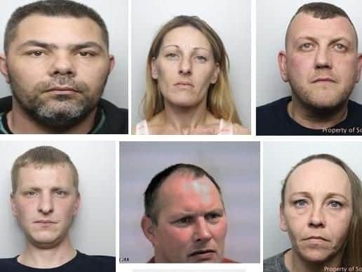 Pictured in collage L-R:  Top row - Tommy Lee Smith, Stacey Jane Bowman, Jonathan Stray. Middle row  - Jack Daniel Pye, Michael Scholey, Jacqueline Joan Williams.