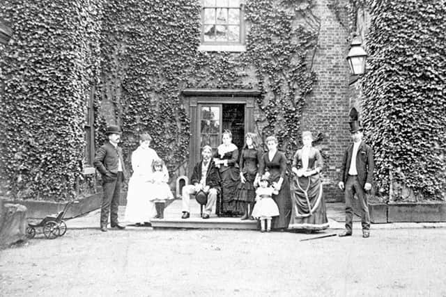 Horatio Bright's family at Sharrow Head House