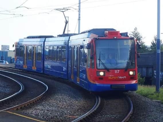 The tram which was involved in the incident at Middlewood (pic: RAIB)