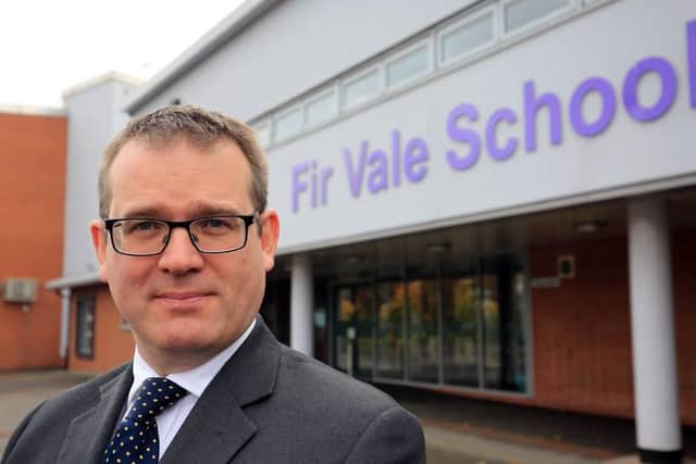 Fir Vale School headteacher Simon Hawkins. Picture: Chris Etchells