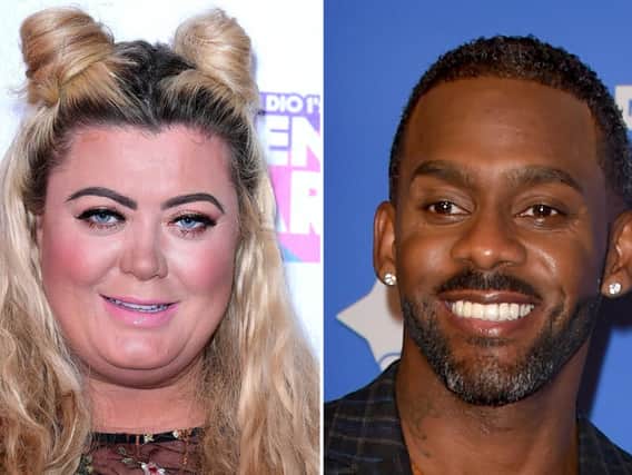 Gemma Collins and Richard Blackwood who have become the first stars confirmed for the next series of Dancing On Ice