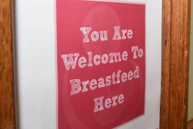 The new breastfeeding room is one of around 300 breastfeeding friendly venues in Sheffield