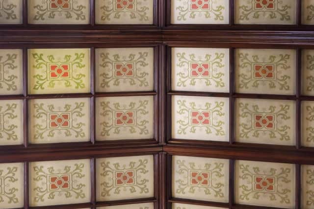 The restored ceiling at St John's Church in Ranmoor (pic: Bob Rae)