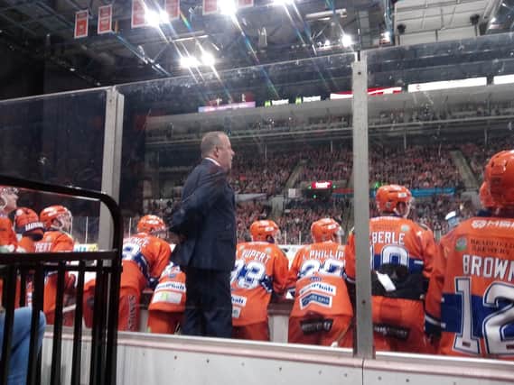 Paul Thompson on the bench