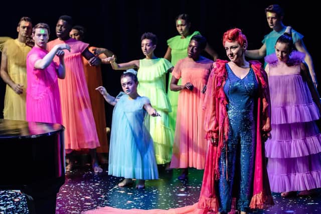 Pandora Colin as Titania and the Fairies in A Midsummer Night's Dream at Sheffield. Photo by The Other Richard.
