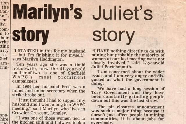 The original 1993  interviews with Juliet and Marilyn