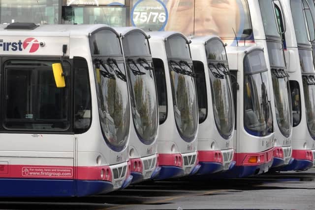 Bus services will operate to different routes in Sheffield.
