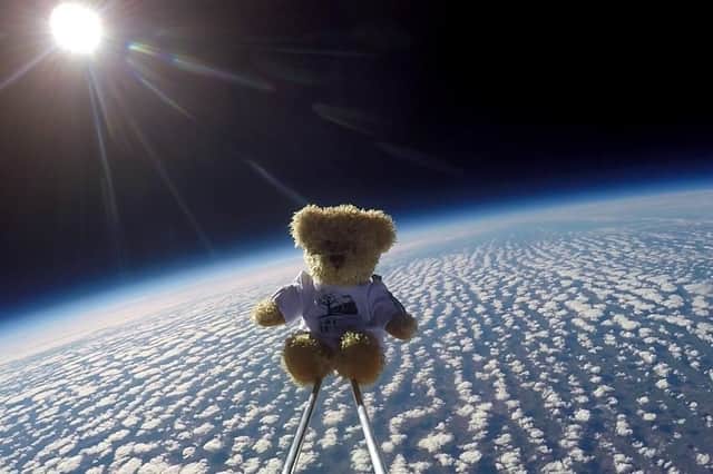 Pupils from Hexthorpe Primary School launched a teddy bear into space as part of a project they are taking part in called Classtronauts. The teddy bear called Cosmo ventured into the stratosphere with a real time tracker and a camera to follow his journey before coming back down to earth, landing in Coventry.
