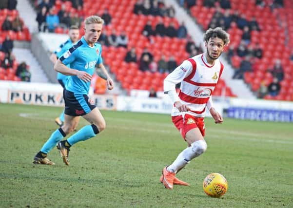 Doncaster Rovers v Fleetwood Town. Doncaster's Alex Kiwomya, pictured. Picture: Marie Caley NDFP Rovers v Fleetwood MC 13