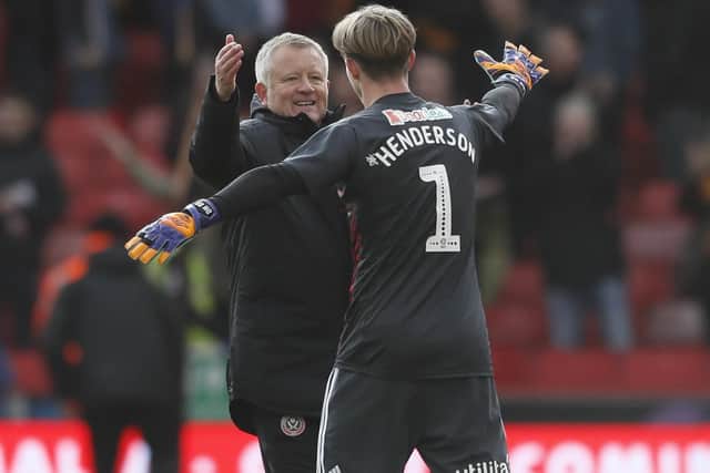 Chris Wilder's managerial style is a major factor behind Dean Henderson's happiness