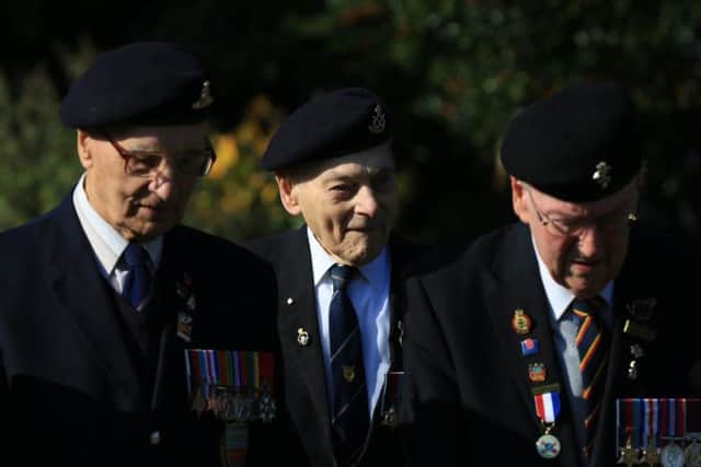 Normandy Veterans in Sheffield plant a tree in Weston Park as a D-Day memorial. Picture: Chris Etchells
