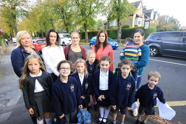 Parents at Clifford All Saints CE Primary have set up a petition calling for Sheffield Council to install a crossing outside the school. Picture: Chris Etchells