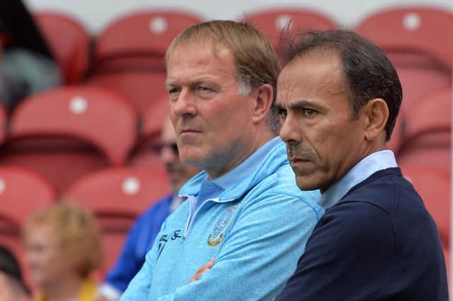 Sheffield Wednesday assistant manager Remy Reynierse and manager Jos Luhukay
