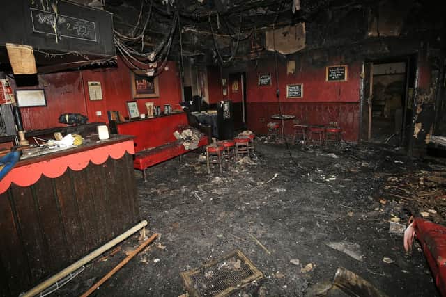 Owner Sean Fogg in the Old Oak Room at Carbrook Hall, which thankfully only sustained minor smoke damage in an arson attack earlier this year. Picture: Chris Etchells / The Star.