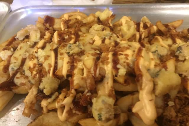 Dirty loaded chips.