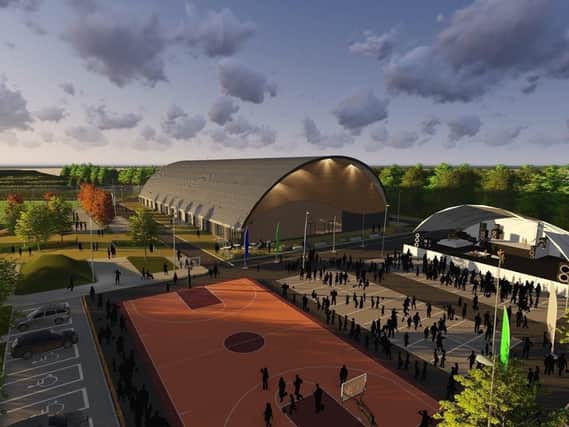 How the arena on the Olympic Legacy Park could look