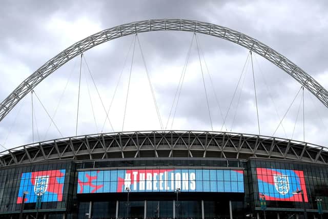 A general view of the stadium prior to the UEFA Nations League, League A Group Four match at Wembley Stadium, London. PRESS ASSOCIATION Photo. Adam Davy/PA Wire