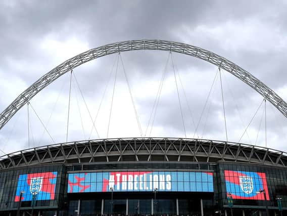 A general view of the stadium prior to the UEFA Nations League, League A Group Four match at Wembley Stadium, London. PRESS ASSOCIATION Photo. Adam Davy/PA Wire