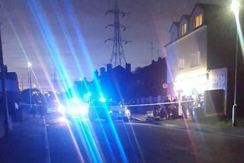 The scene of the incident on Brinsworth Road on Wednesday